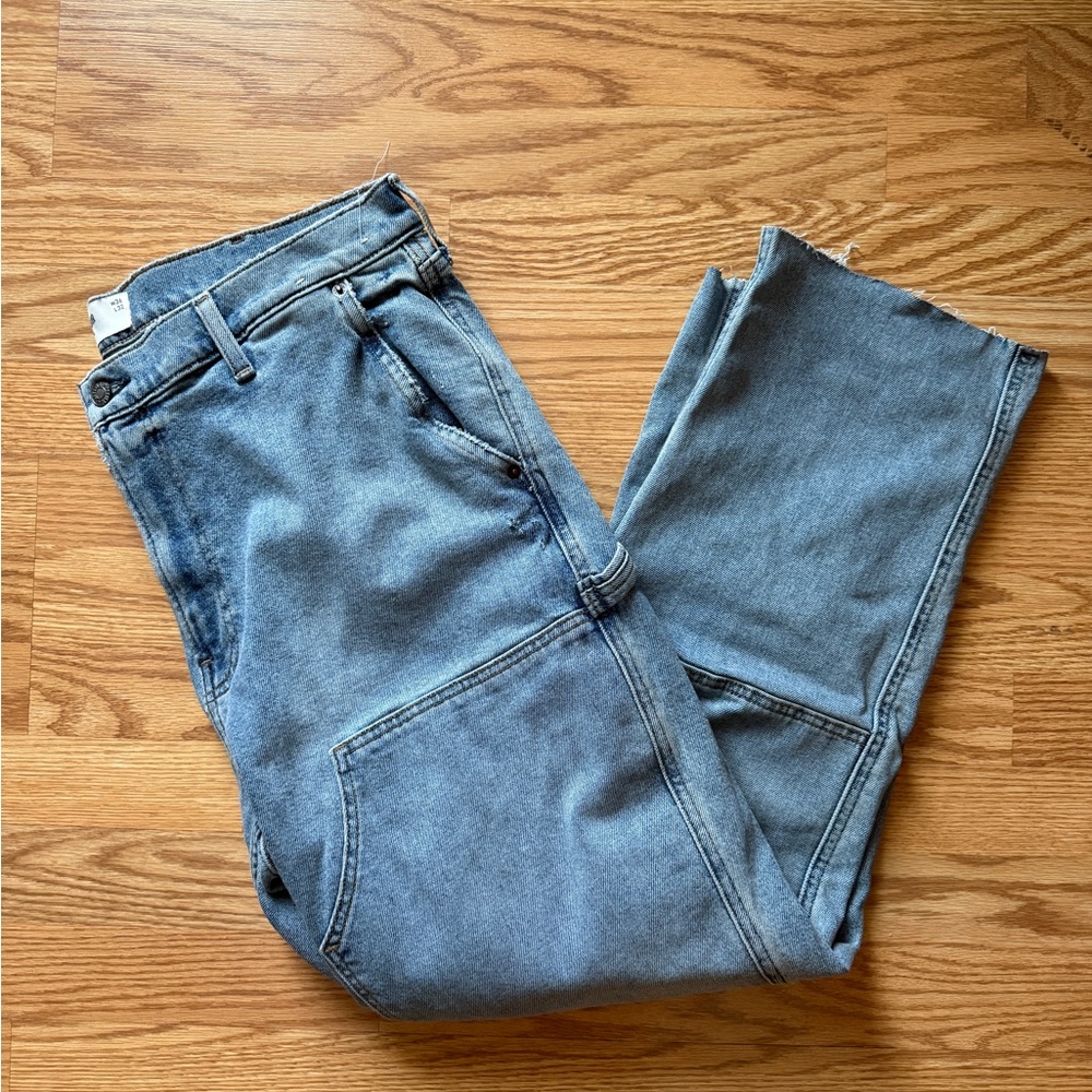 Hollister Light Blue Loose Fit Jeans